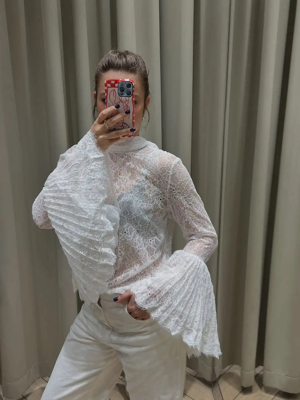 Camisa Elegante manga larga para mujer